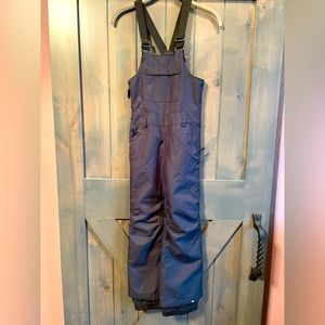 Roxy girls Black Overall Snowpants Size 8/Small